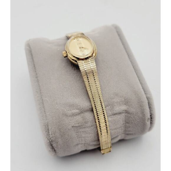 VINTAGE Hamilton Priscilla Quartz Ladies WRISTWATCH 1/40 10k USA - Picture 2 of 11